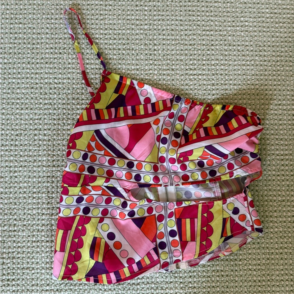 PrettyLittleThing Pastel Swirl Top